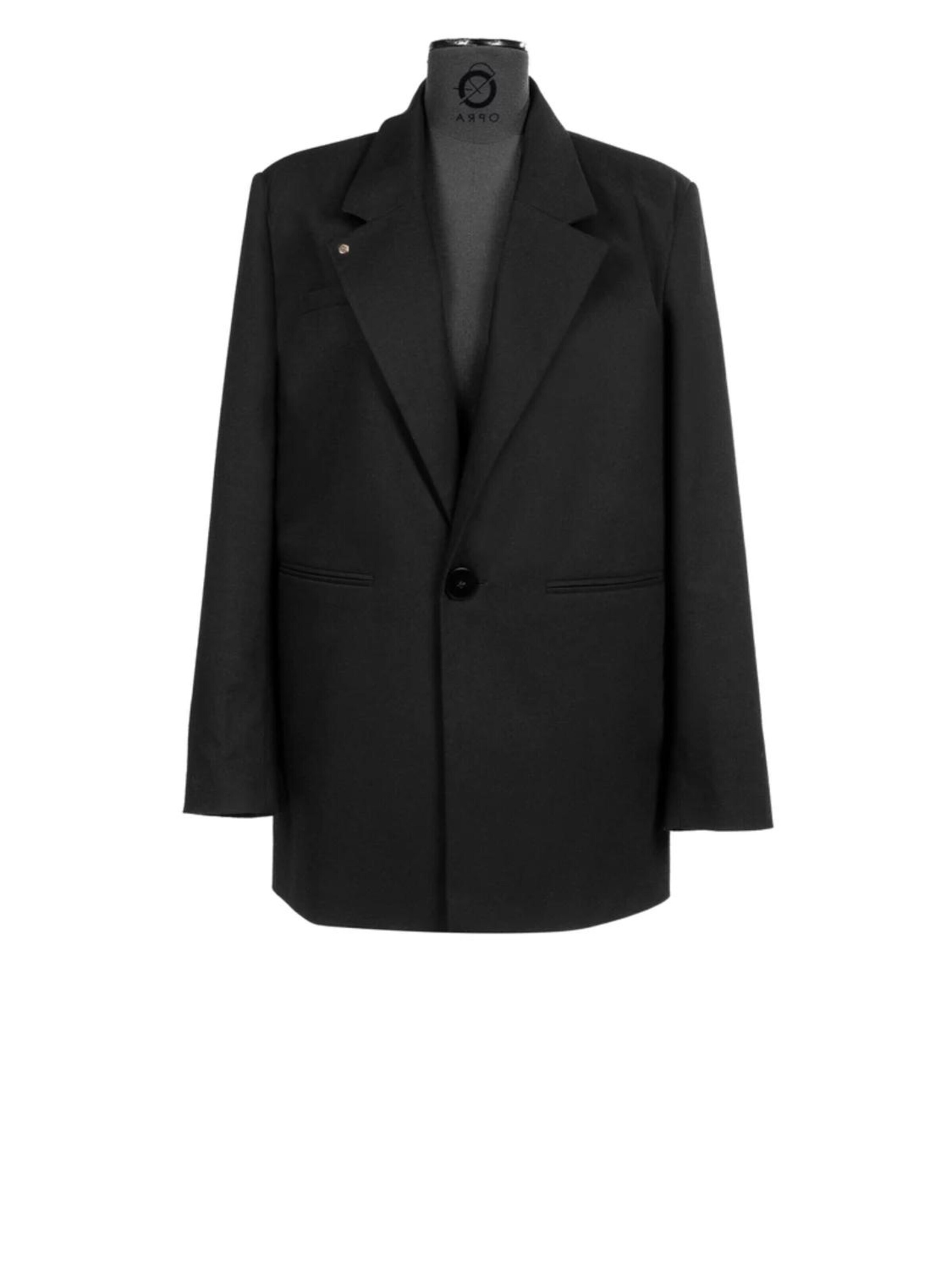 OPRA Blazer 'Opra Marynarka Bahira Black Oversize'‌‌‌‌‌‌ in Schwarz: Vorderseite