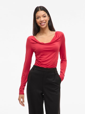 VILA Shirt 'VIKana' in Rood: voorkant