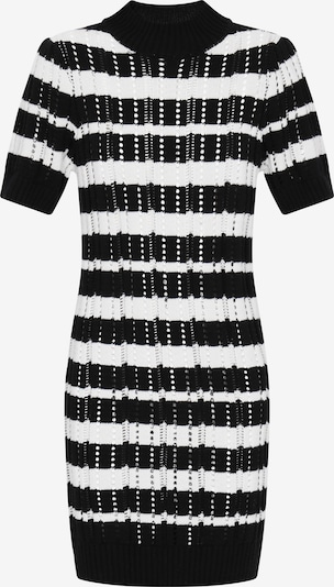 Megzta suknelė 'Boho' iš IZIA, spalva – juoda / balta, Prekių apžvalga