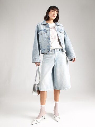 GUESS T-Shirt 'MADDALENA' in Beige