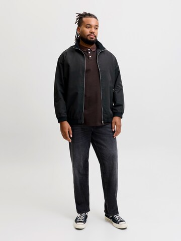 Jack & Jones Plus Between-Season Jacket 'JJERush' in Black