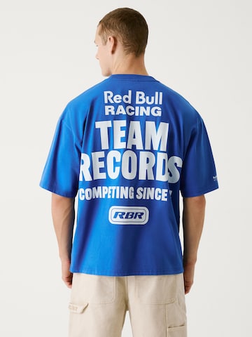 Red Bull Racing x Pepe Jeans Футболка 'Team Records' в Синий: спереди