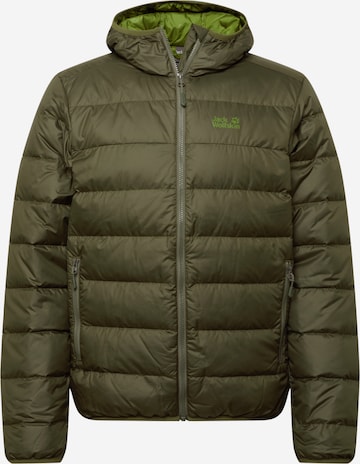 Geacă outdoor 'Helium' de la JACK WOLFSKIN pe verde: față