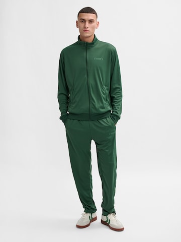Hummel Tracksuit 'Paola Poly' in Green: front