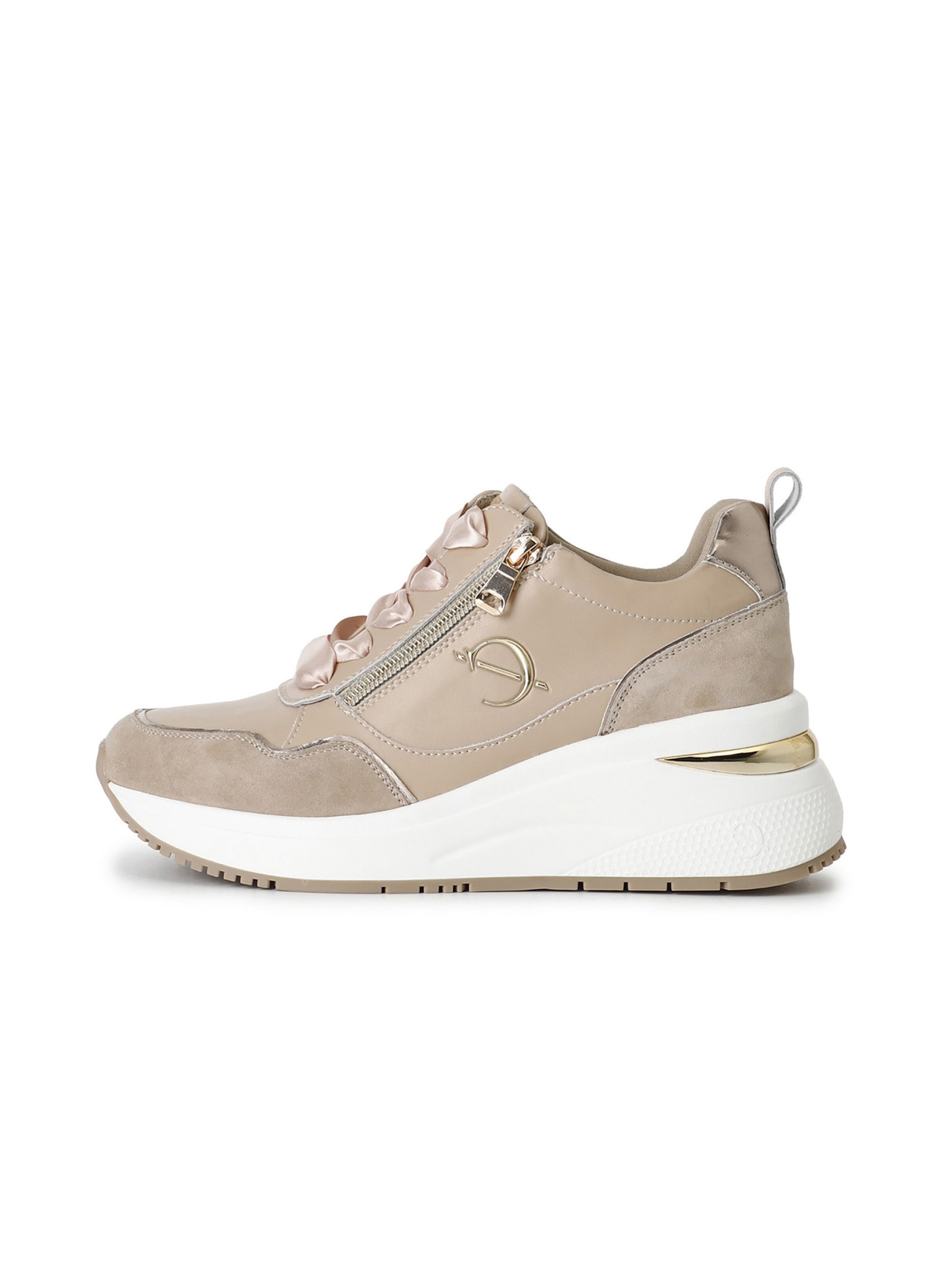 Baskets basses CAFè NOIR en marron : devant