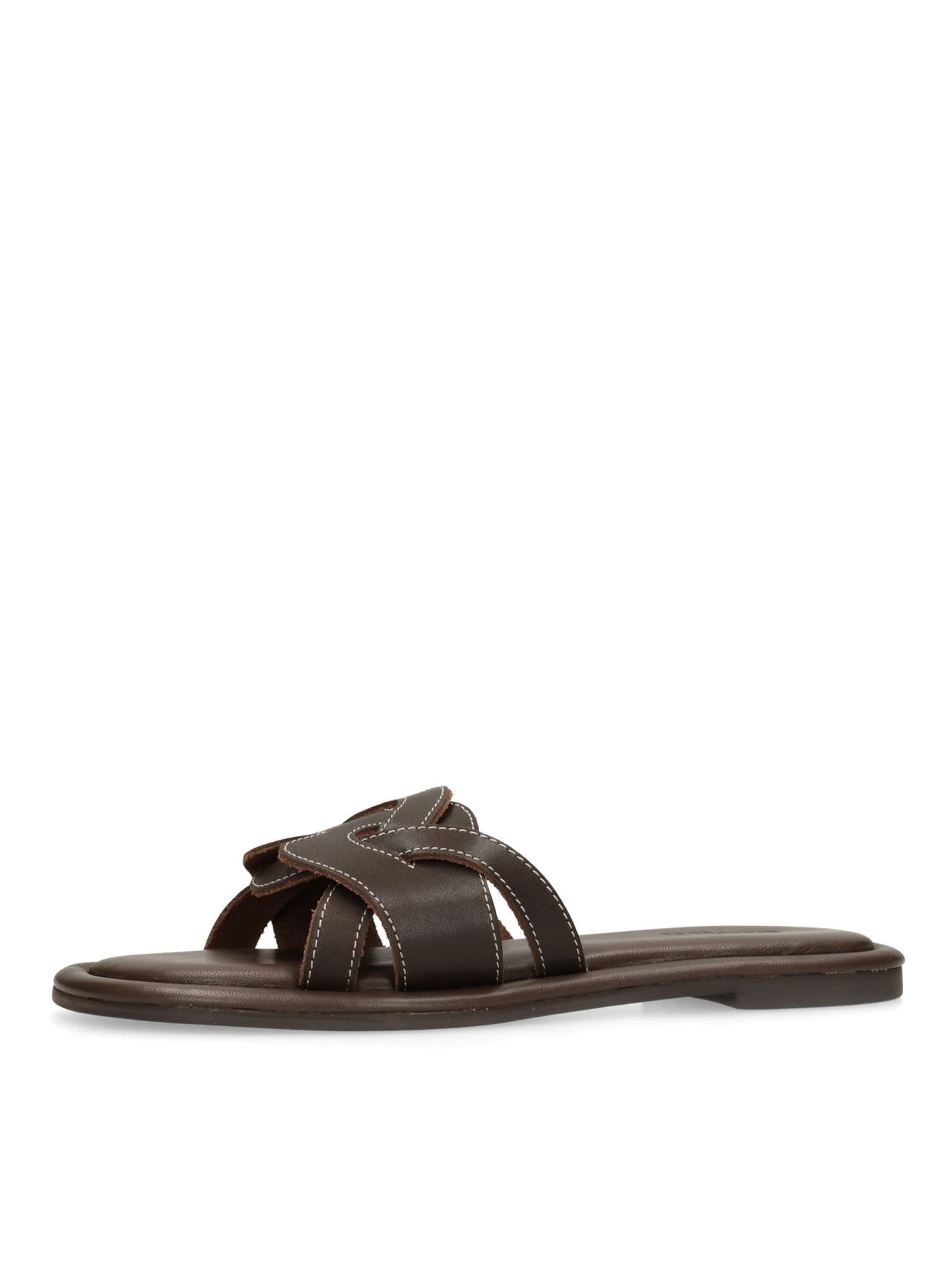 Mule SACHA en marron : devant