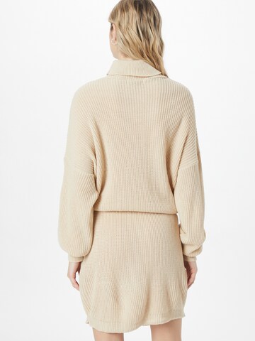 In The Style Knit dress 'PERRIE SIANS' in Beige