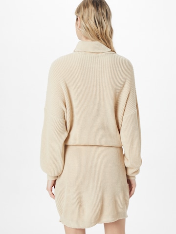 In The Style Knitted dress 'PERRIE SIANS' in Beige