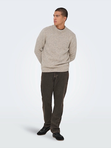 smėlio Only & Sons Megztinis 'ONSBIRKY'