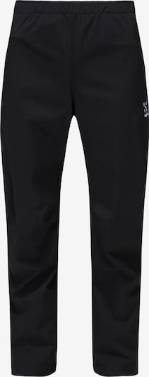 Haglöfs Outdoor Pants 'Buteo' in Black / White, Item view