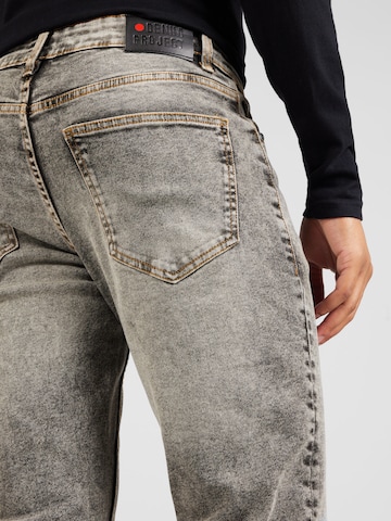 Denim Project - Slimfit Calças de ganga 'Mr Red' em cinzento