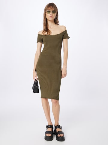 GUESS Knitted dress 'NADINE' in Green
