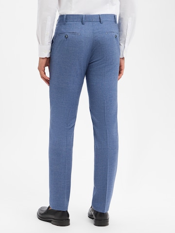 Digel Regular Pleated Pants in Blue