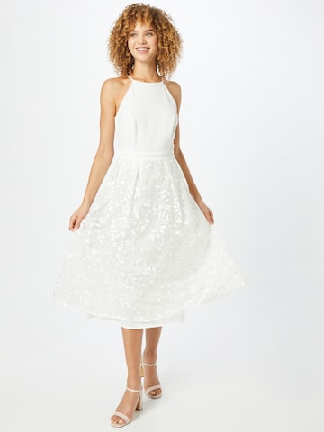 ESPRIT Φόρεμα κοκτέιλ σε λευκό