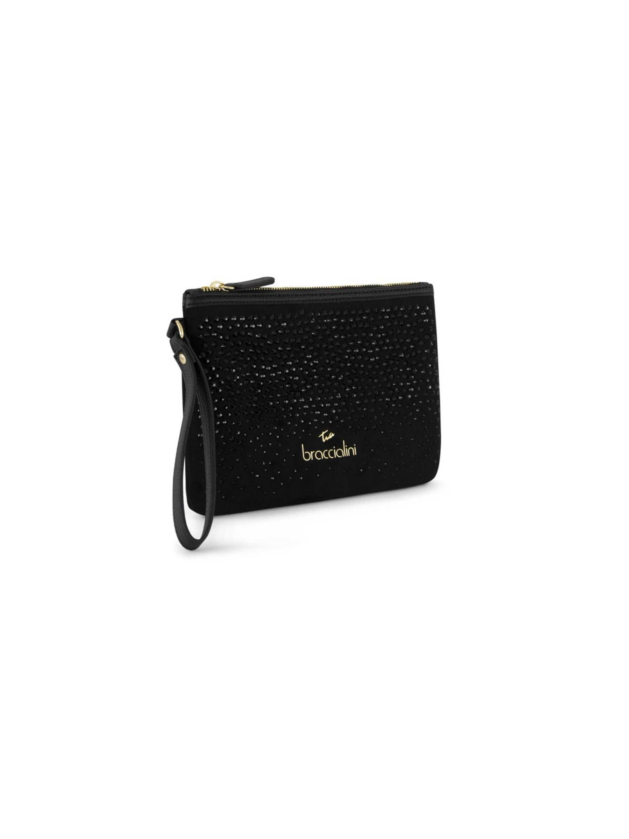 Braccialini - Bolso saco 'Beth Strass' en negro