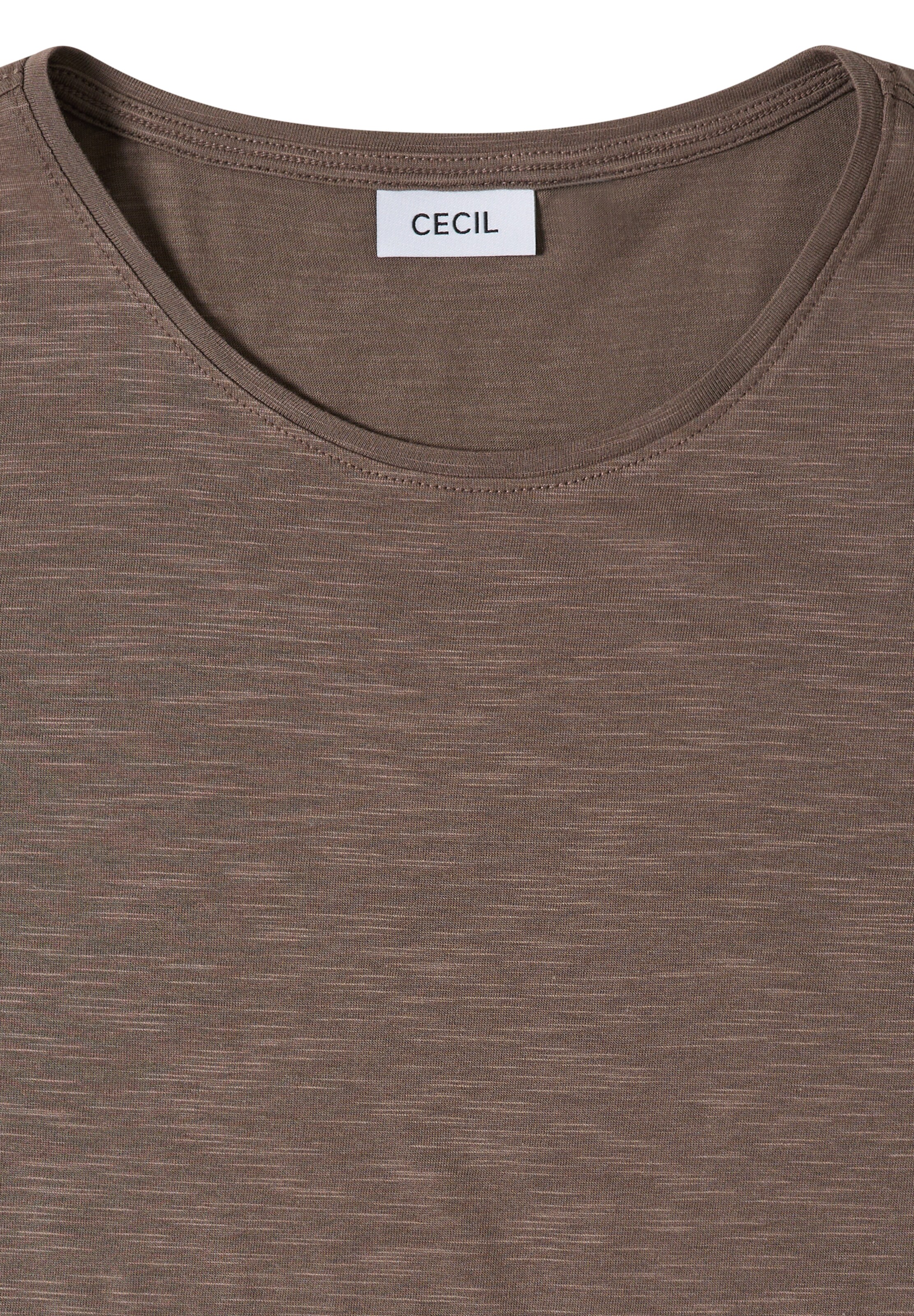 CECIL T-Shirt in Braun