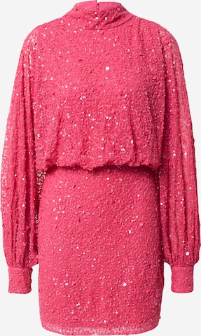 Robe de cocktail Nasty Gal en rose : devant