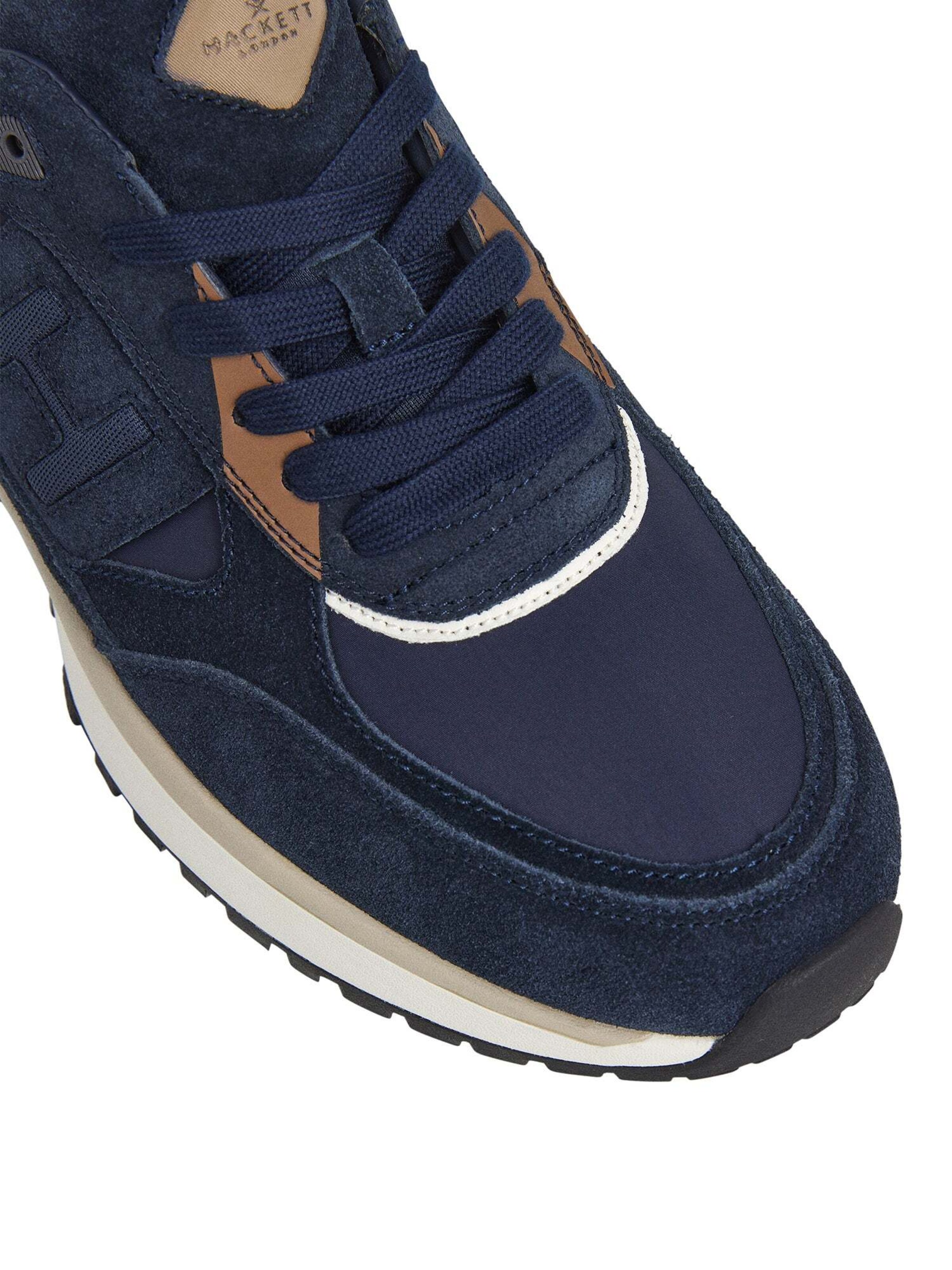 Hackett London Sneaker 'Otto' in Blau