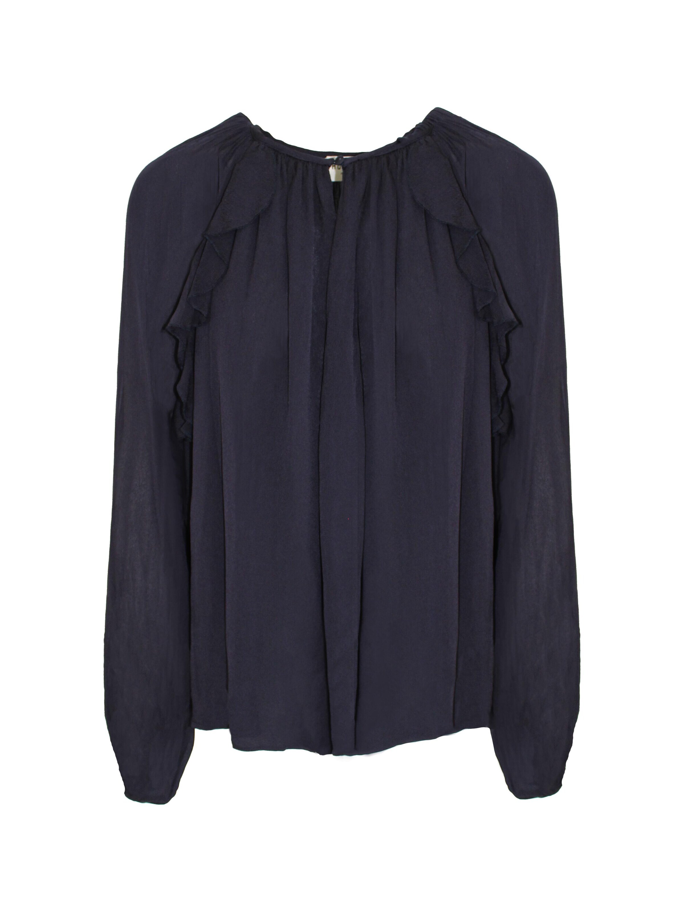 Honnête Atelier Blouse 'Edith' in Blue