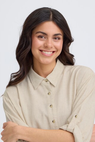 Fransa Shirt dress in Beige