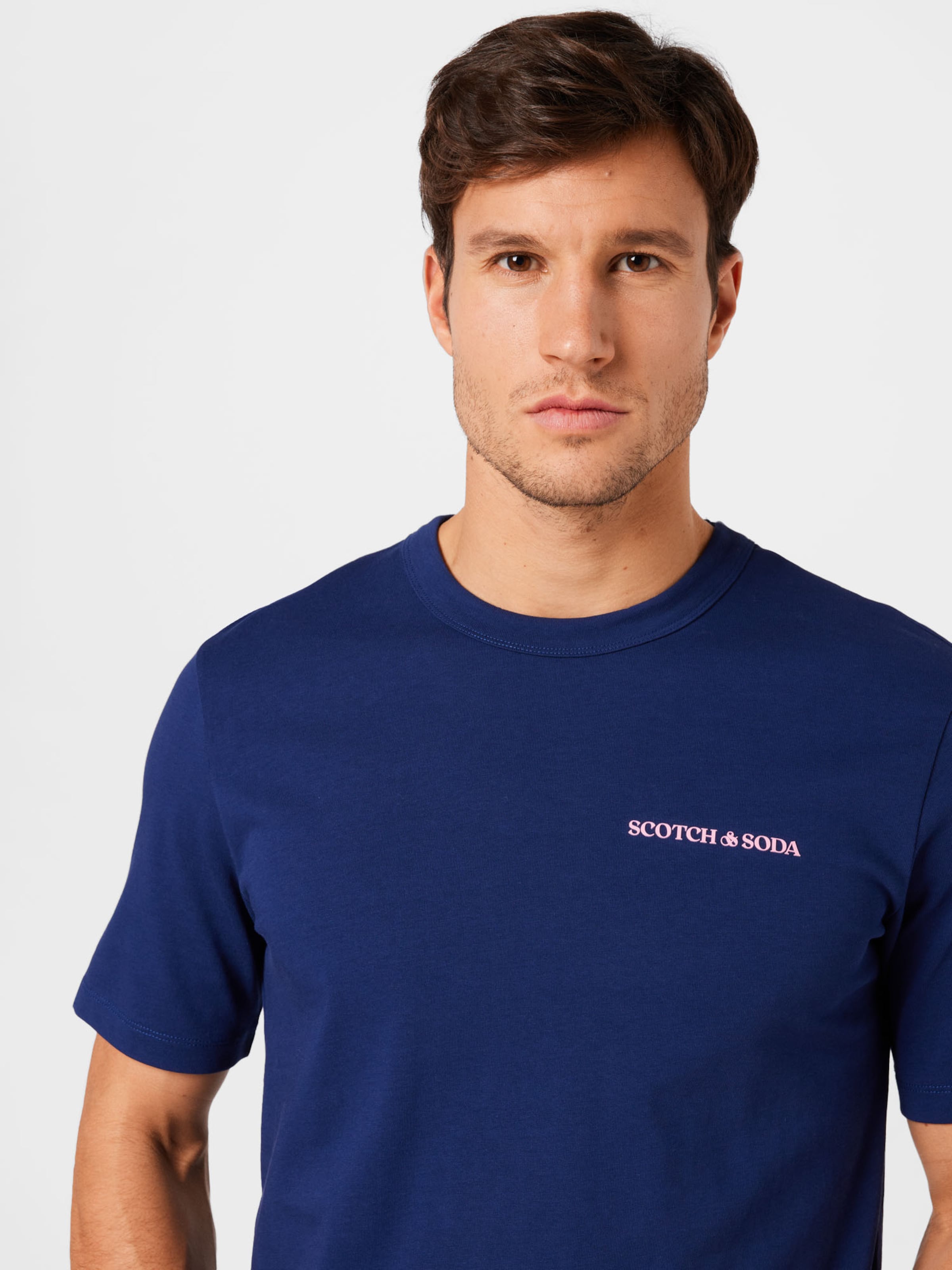 T-shirts et polos T-Shirt SCOTCH & SODA en Bleu Foncé 