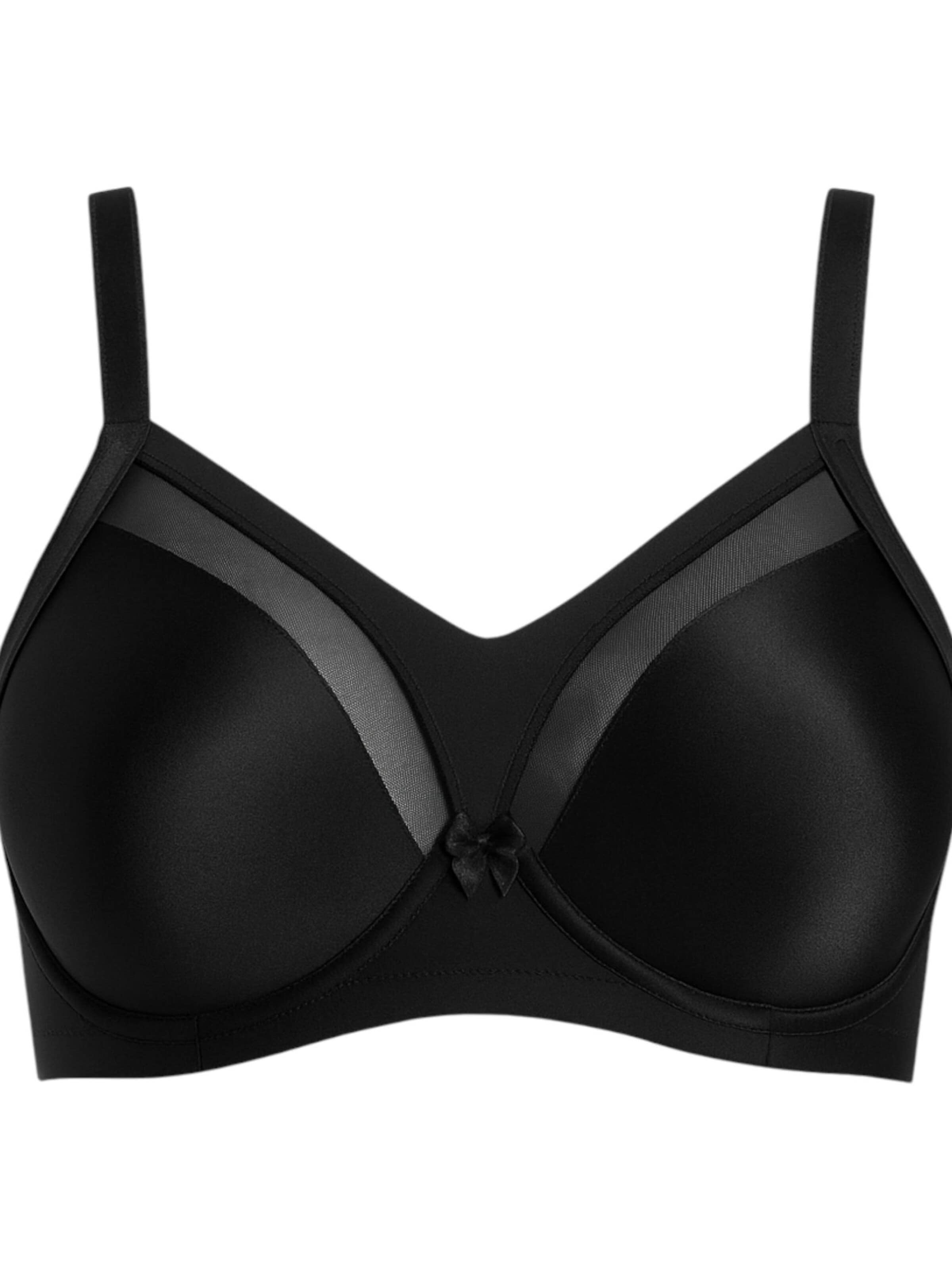 fashionshowcase Bustier BH 'Liora'‌‌‌‌‌‌‌‌‌‌ in Schwarz: Vorderseite