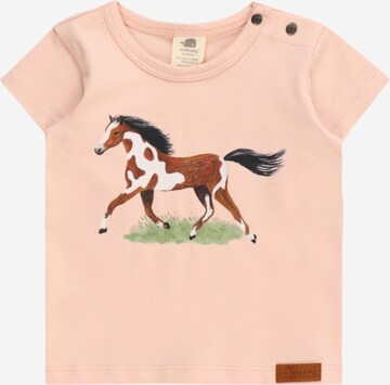 T-Shirt Walkiddy en rose : devant