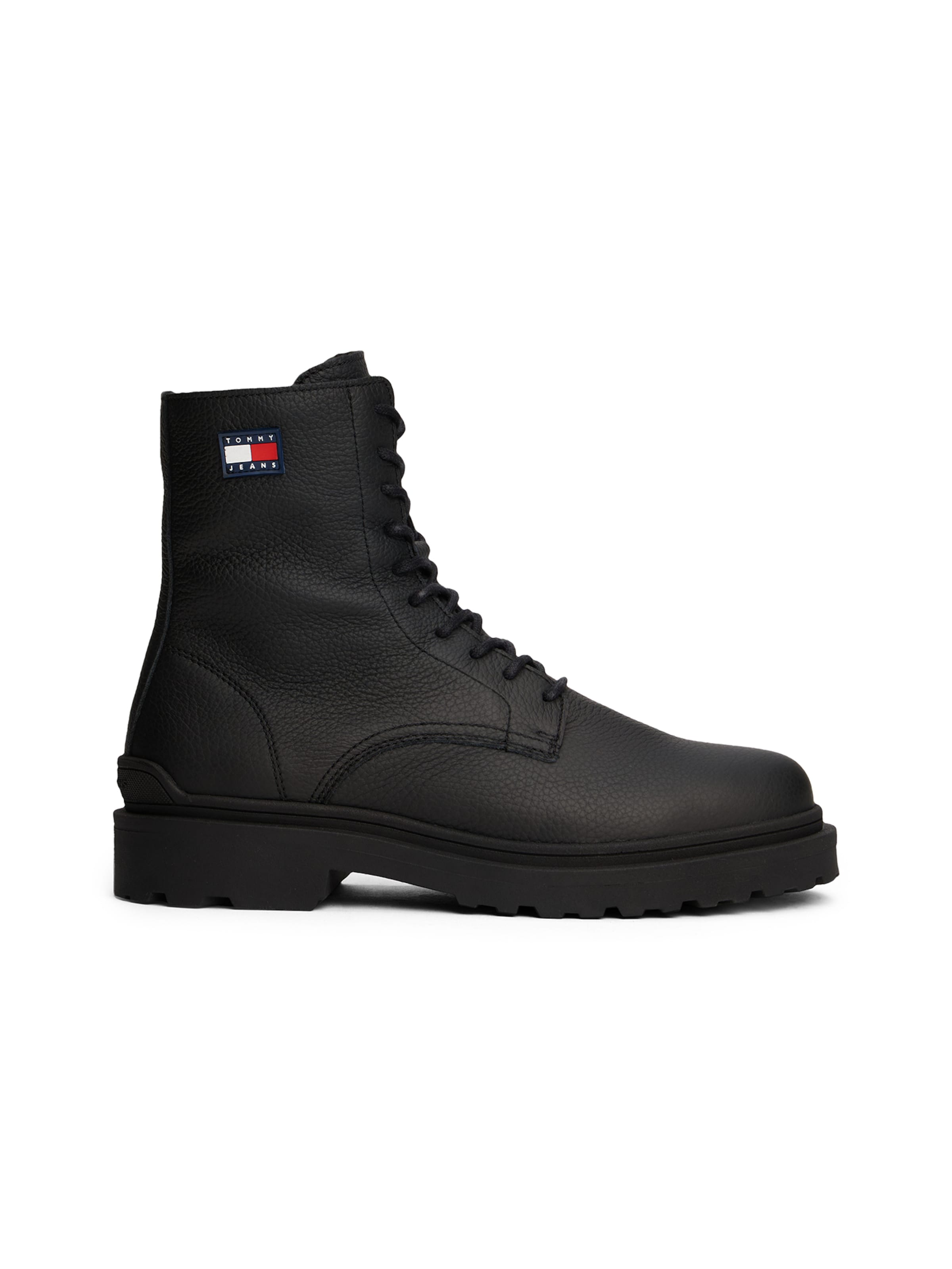 Boots stringati di Tommy Jeans in nero