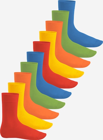 footstar Socken 'EVERYDAY!' in Gelb: Vorderseite