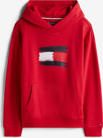 TOMMY HILFIGER - Sweatshirt em vermelho: frente