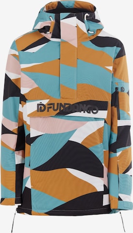 Fundango Skijacke 'Birch ECO Logo Anorak' in Grau: Vorderseite