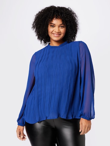 Vero Moda Curve - Blusa 'Klasi' en azul: frente