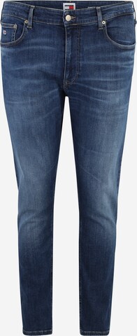 Tommy Jeans Plus Normální Džíny – modrá: přední strana