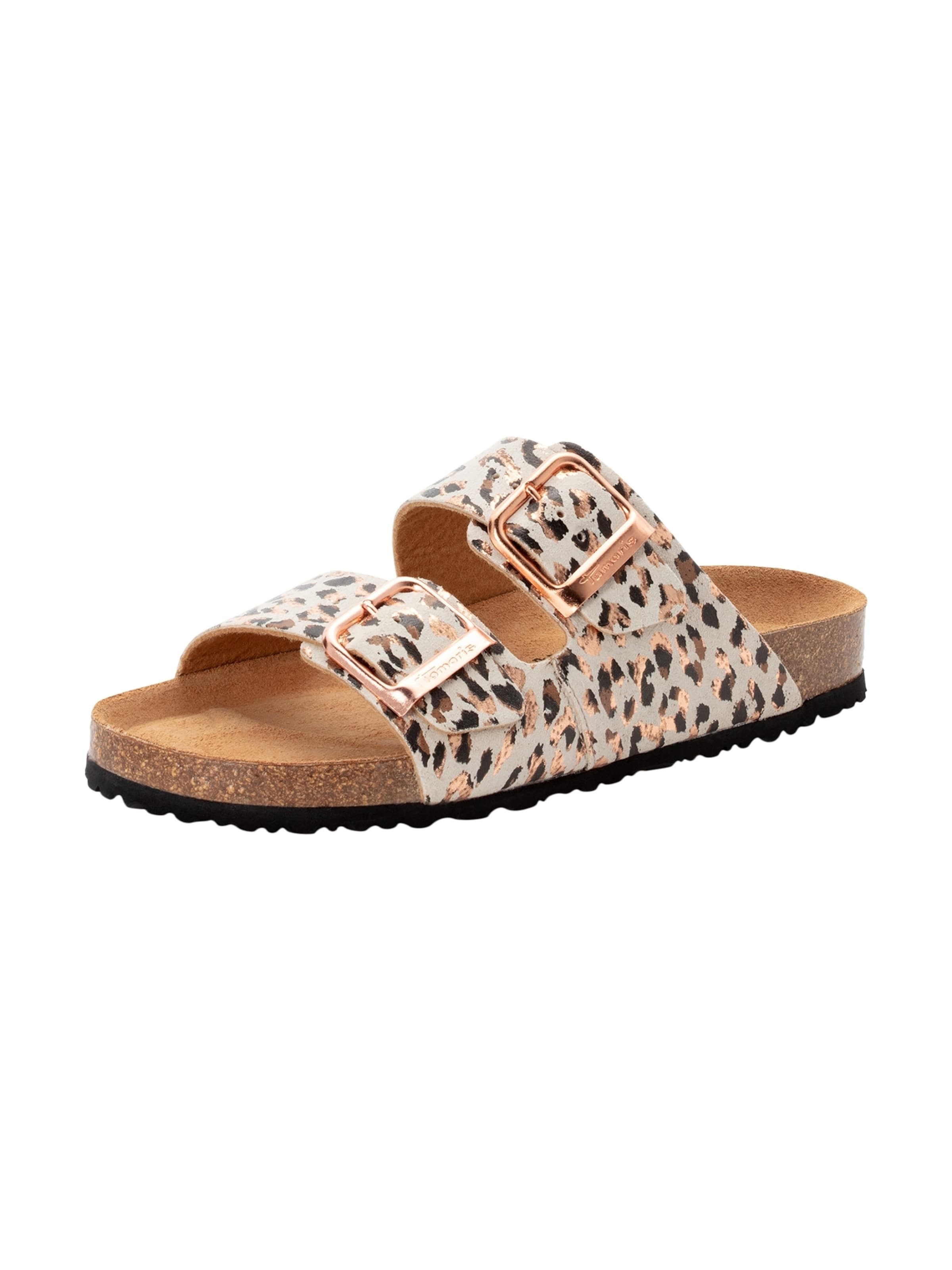 Tamaris Mules in Beige: front