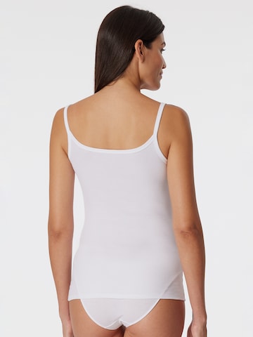 Haut ' Pure Rib ' SCHIESSER en blanc