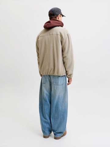 JACK & JONES Jopa iz flisa 'JJEMASON' | rjava barva