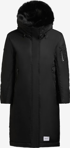 Veste d’hiver 'Oliva' khujo en noir : devant