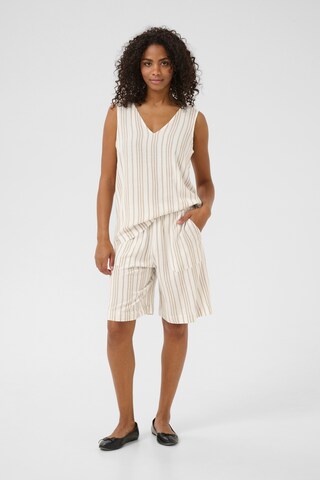 Kaffe Loose fit Trousers 'Milia' in White