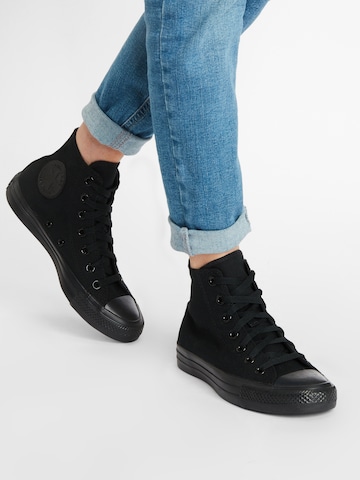 Baskets hautes 'CHUCK TAYLOR ALL STAR CLASSIC HI' CONVERSE en noir : devant