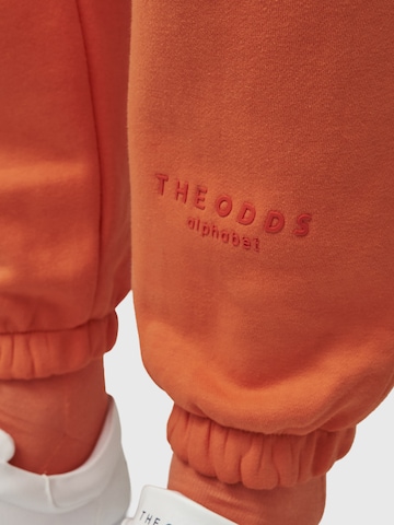 THE ODDS Regular Jogginghose 'Lounge Pants/ alphabet' in Orange