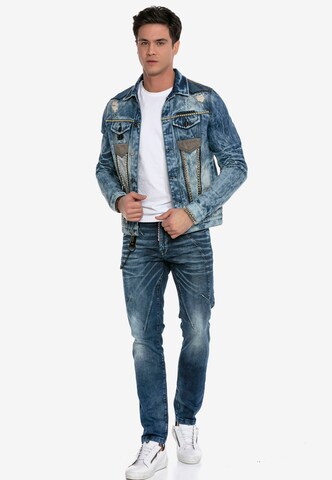 CIPO & BAXX Jeansjacke in Blau