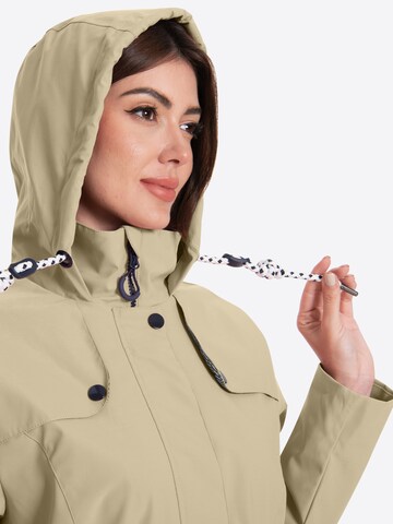 ATLASLAVA Outdoormantel 'ATLASLAVA Damen Regenjacke Lang'‌‌‌‌ in Beige
