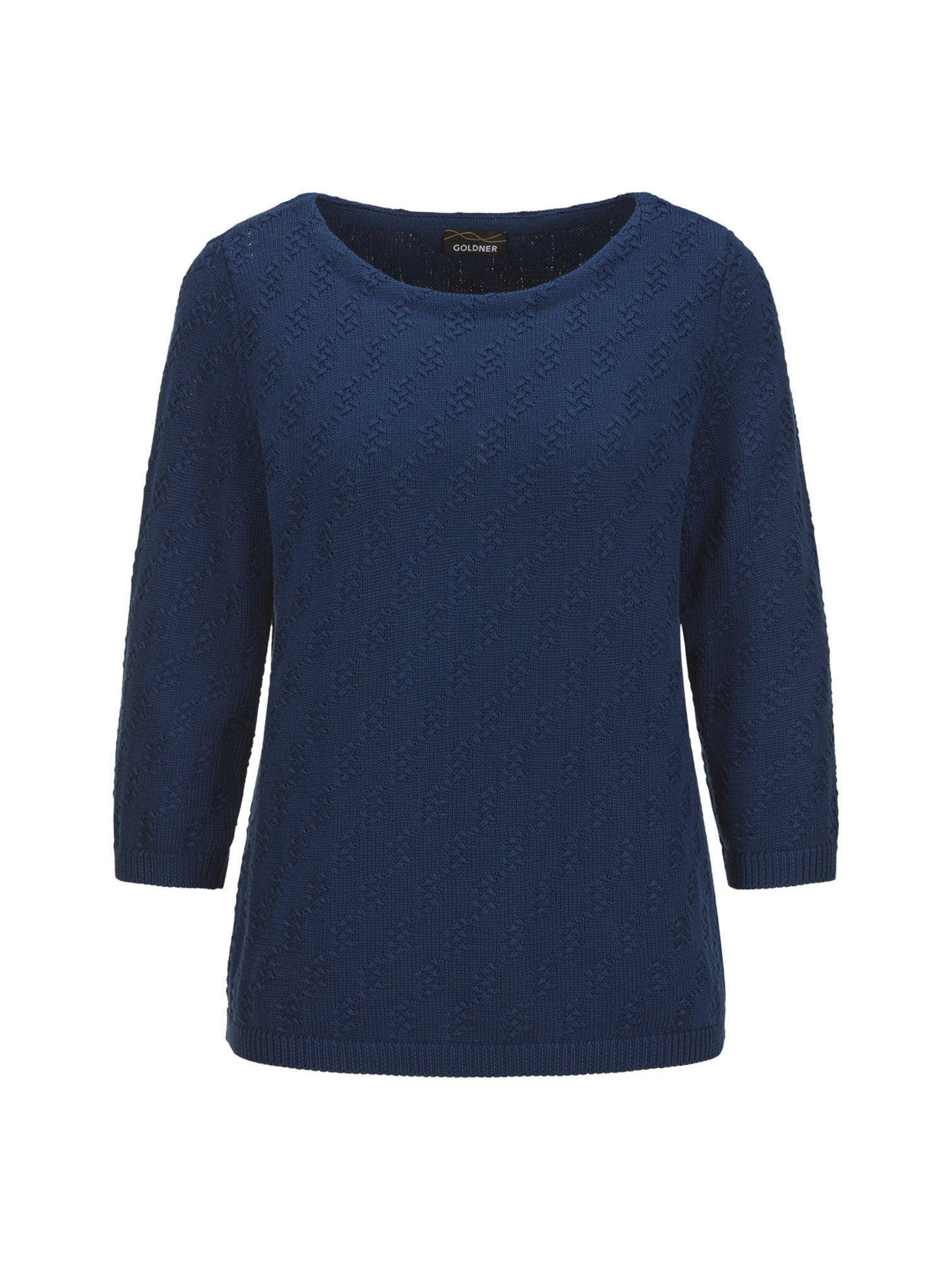 Goldner Trui in Blauw: voorkant