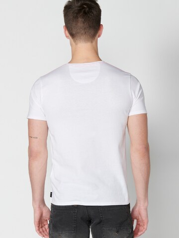 KOROSHI T-Shirt in Weiß