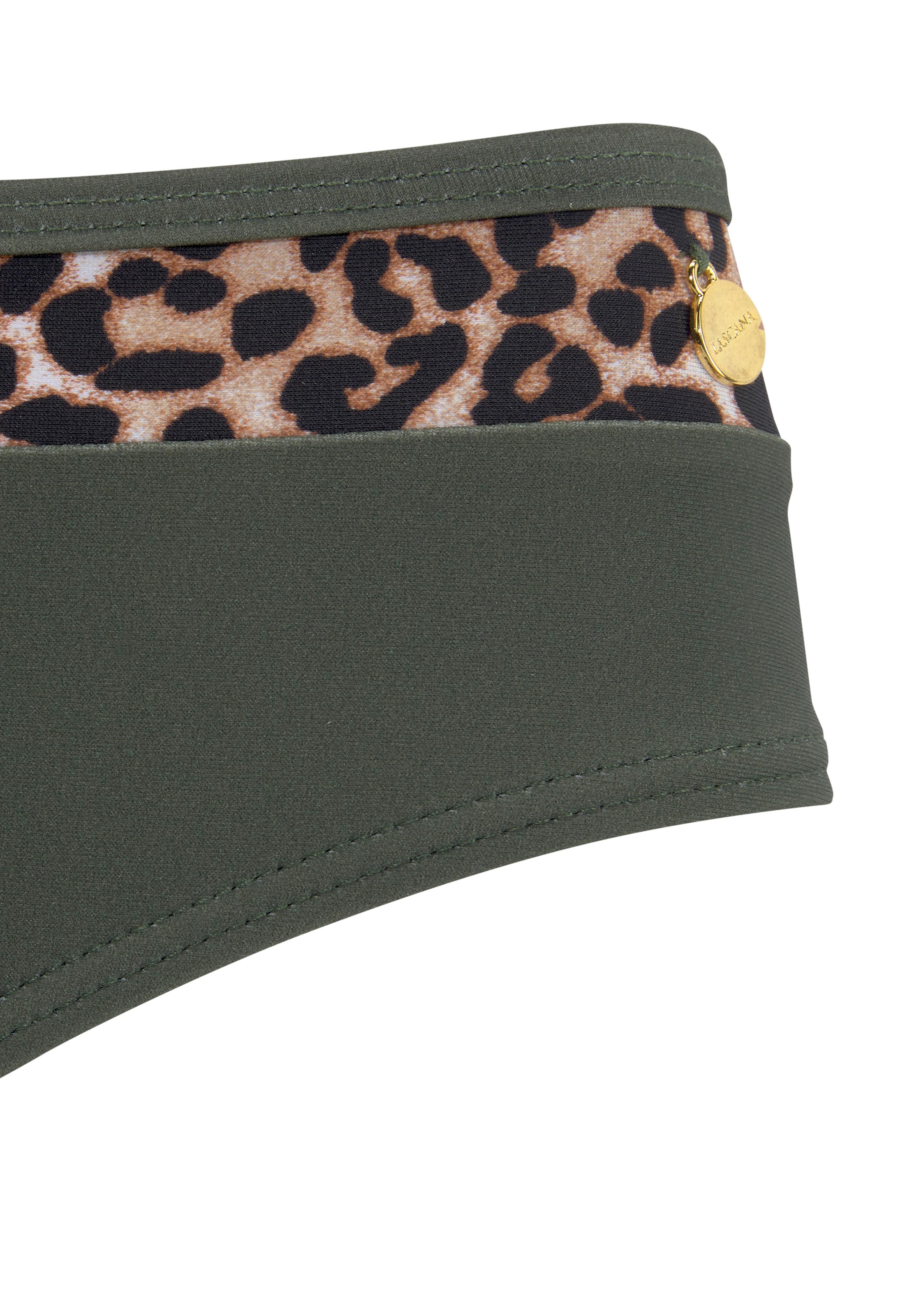 LASCANA Долнище на бански тип бикини в зелено