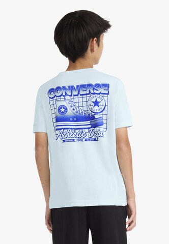 CONVERSE T-shirt i blå: framsida