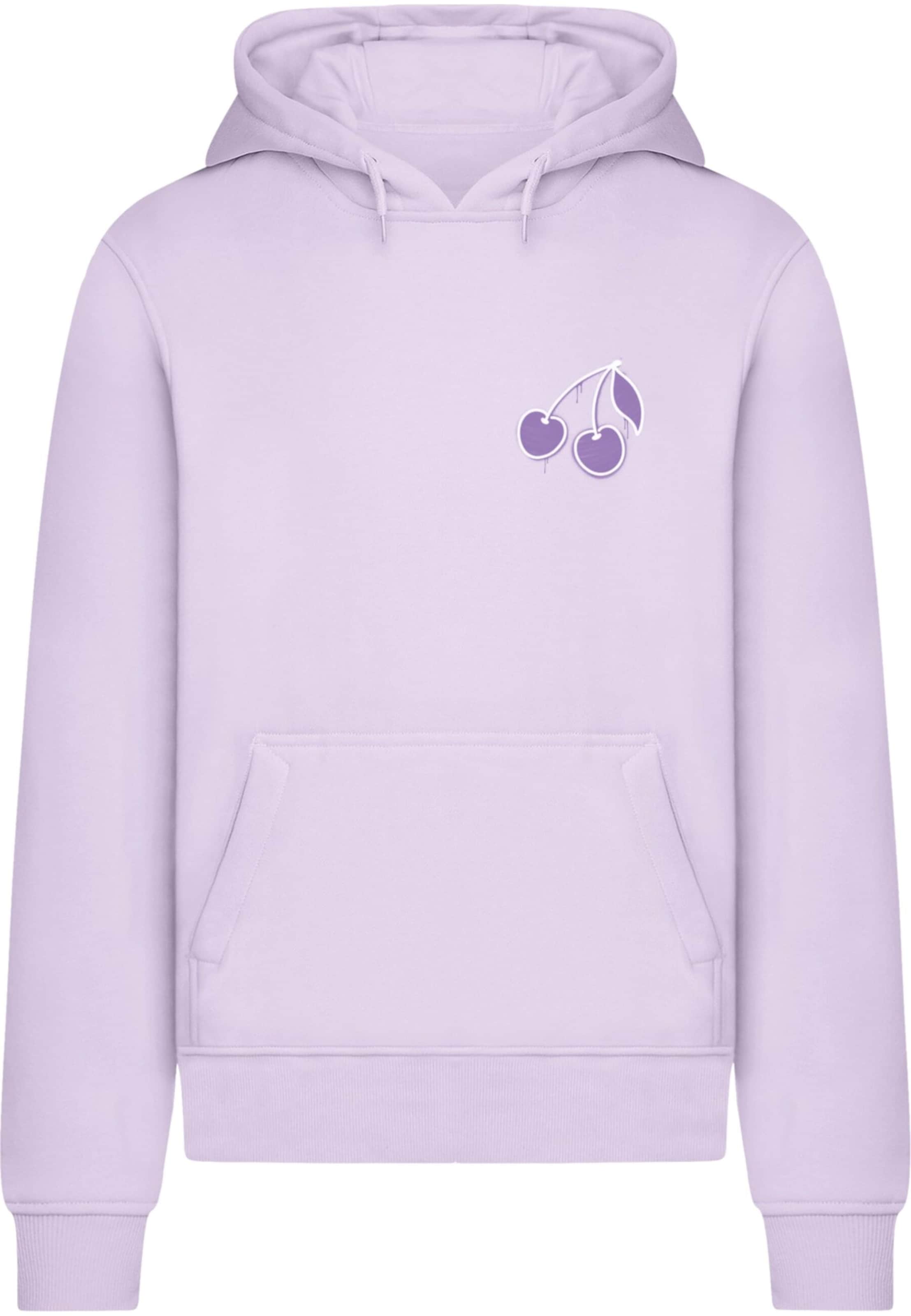 Mister Tee Sweatshirt 'Paradise Cherries' i lilla: forside