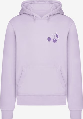 Sweat-shirt 'Paradise Cherries' Mister Tee en violet : devant