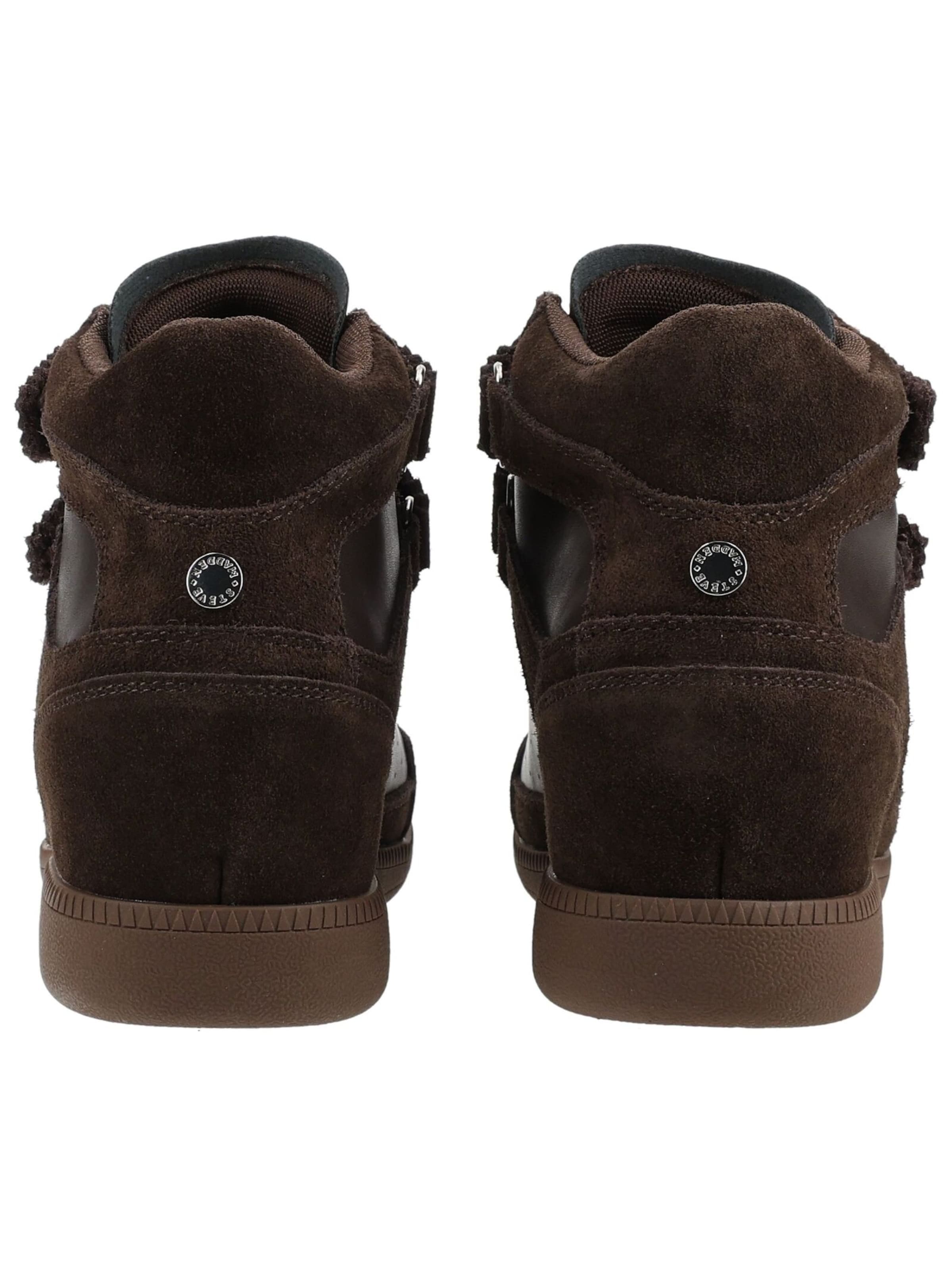 STEVE MADDEN Sneakers hoog in Bruin