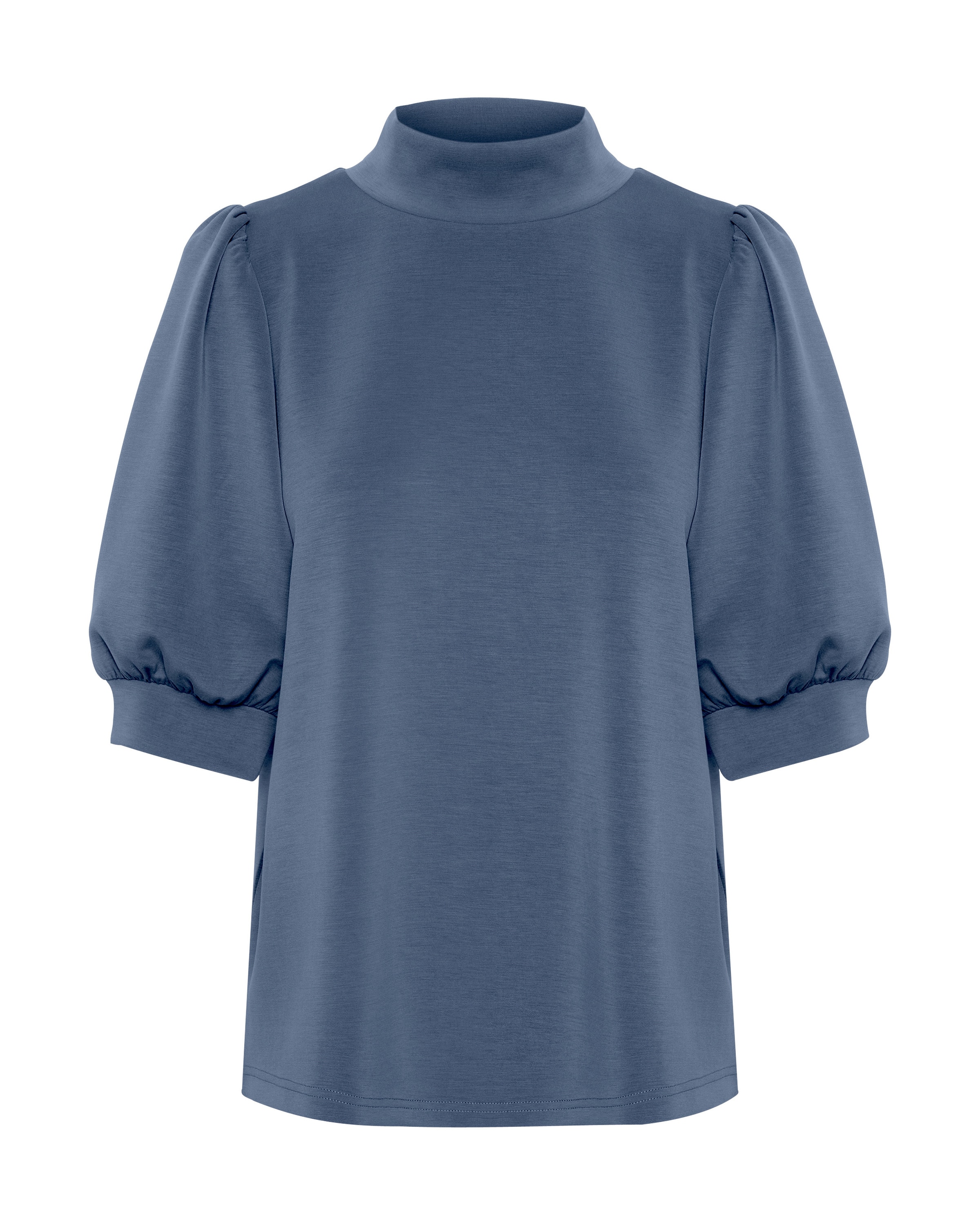 My Essential Wardrobe Bluse in Blau: Vorderseite